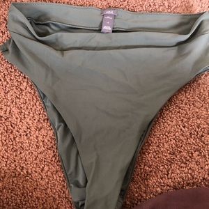 New aerie high waisted cheeky swim bottom